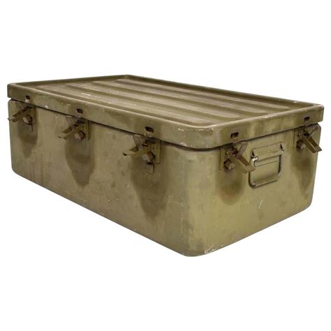 metal army box|military surplus aluminum storage boxes.